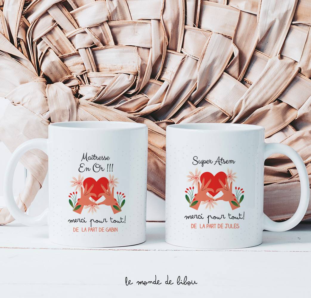 Mug personnalisé merci pour tout