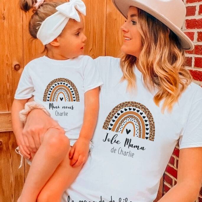 Duo T-shirts Maman et Mini nous