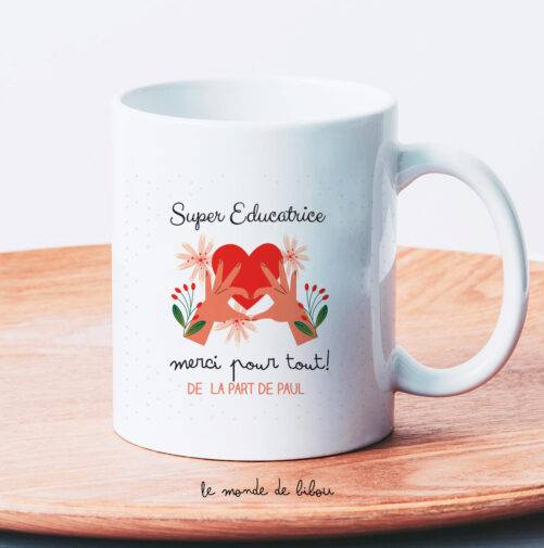 Mug personnalisé merci pour tout