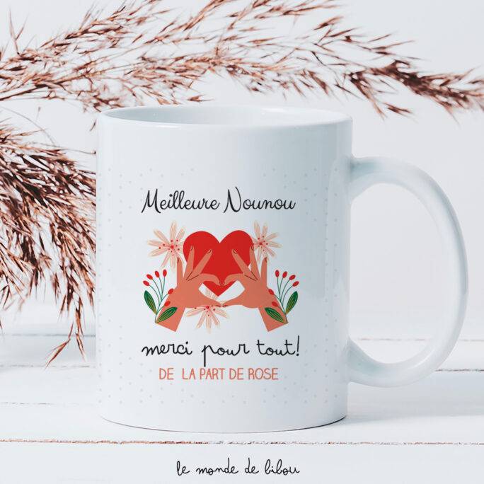Mug personnalisé merci pour tout