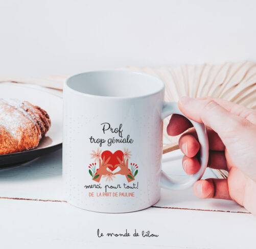 Mug personnalisé merci pour tout