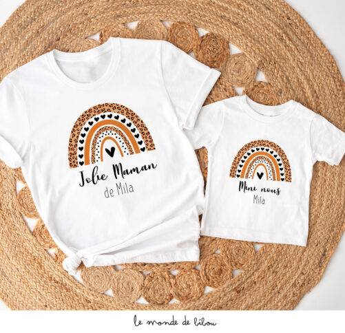 Duo T-shirts Maman et Mini nous