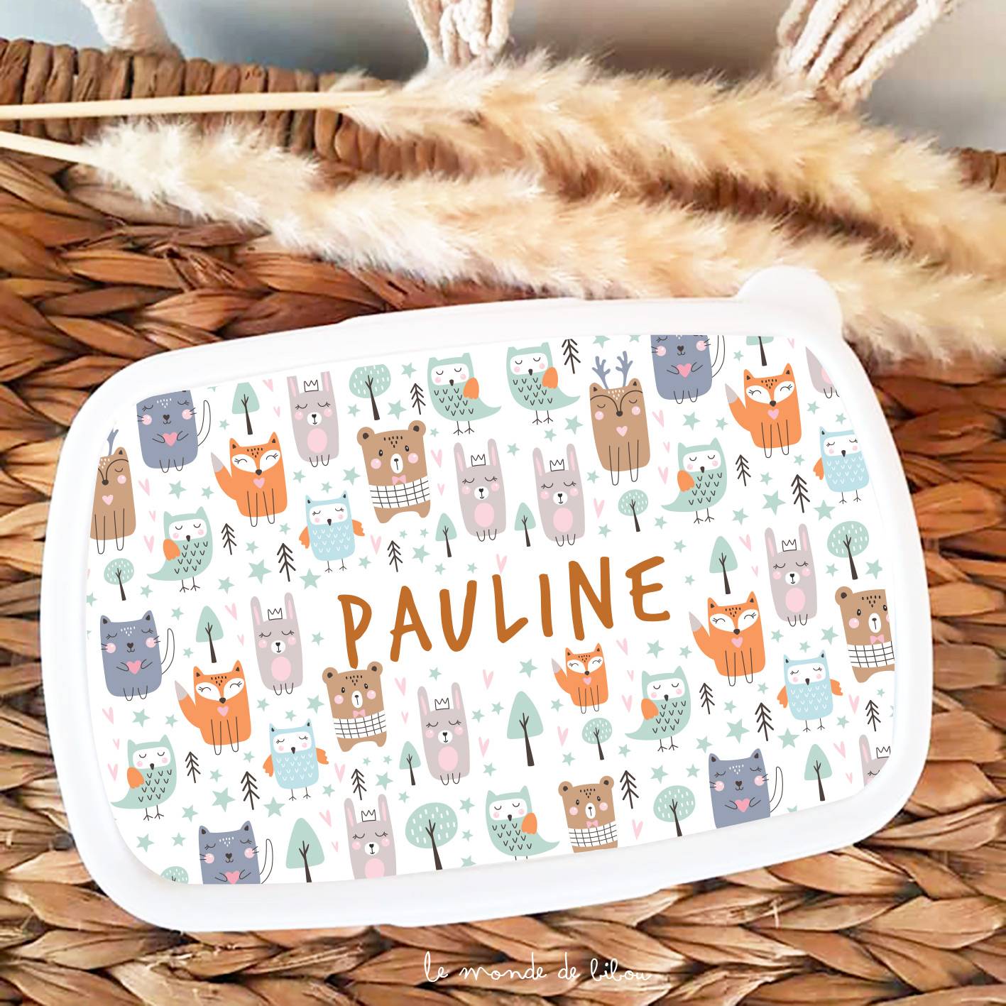 Boîte à Goûter Animaux de la forêt