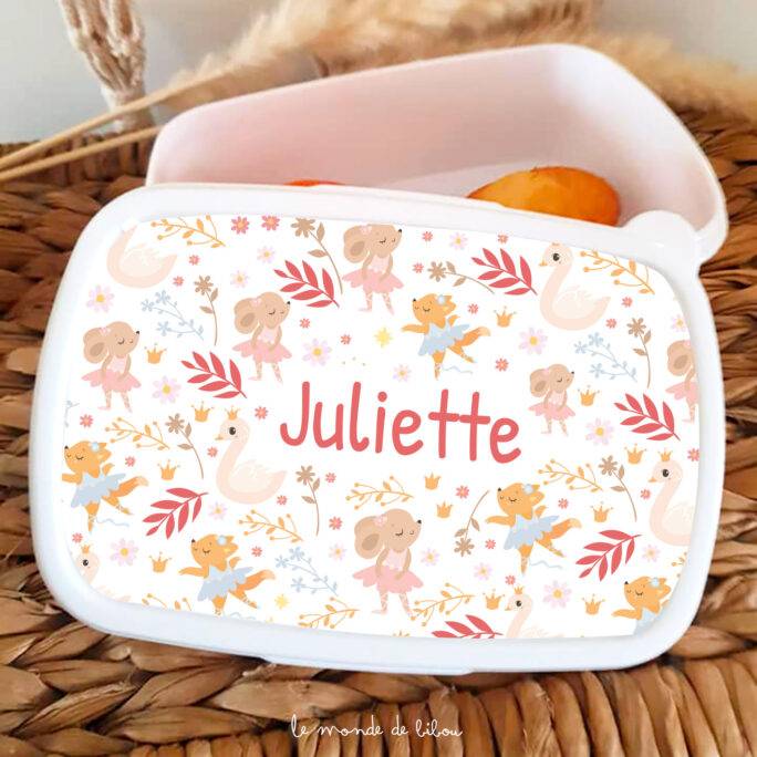 Boîte à Goûter Danseuses personnalisée