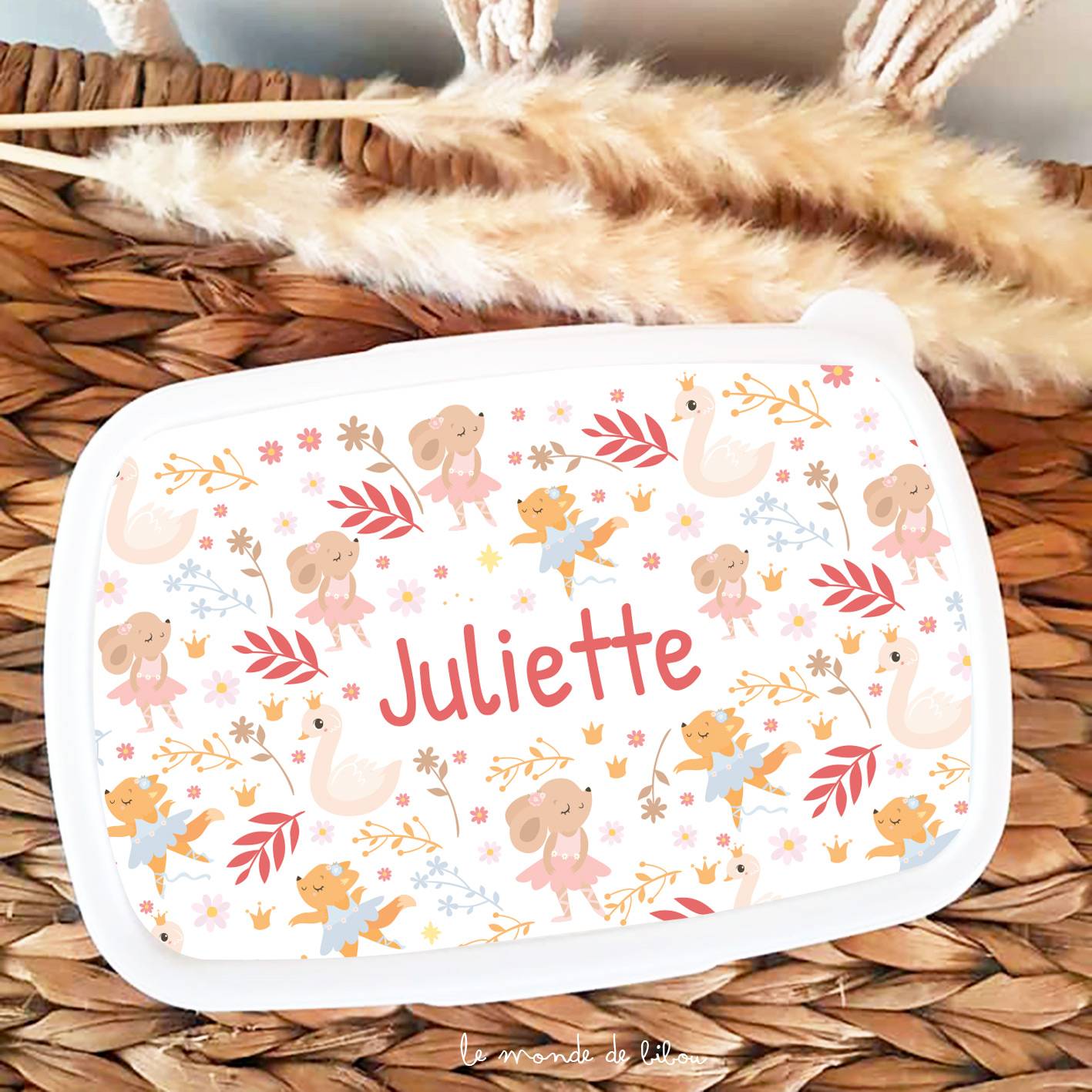 Boîte à Goûter Danseuses personnalisée
