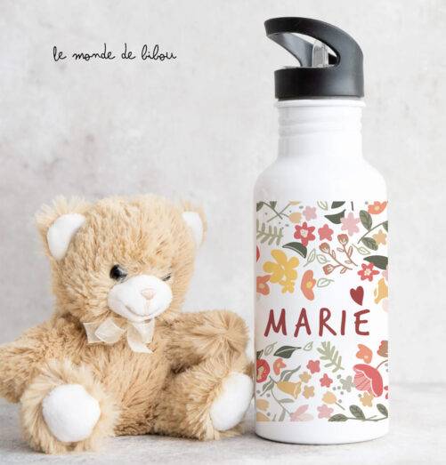 Gourde paille Liberty personnalisée