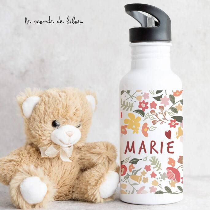 Gourde paille Liberty personnalisée