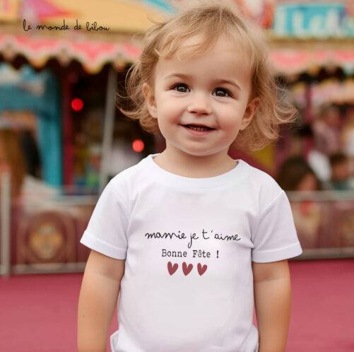T-shirt bonne fête Mamie