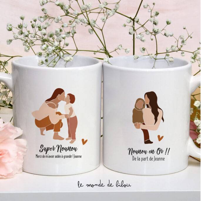 Mug Nounou personnalisé