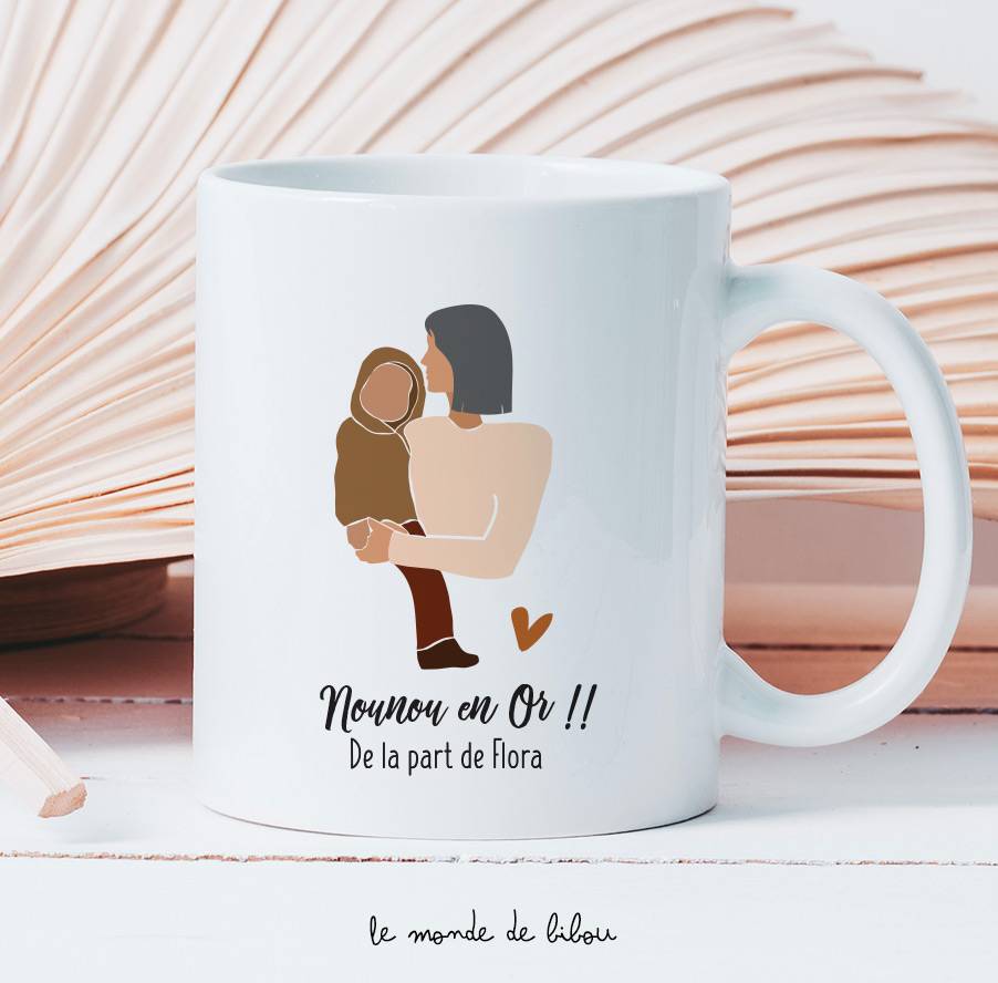Mug Nounou personnalisé