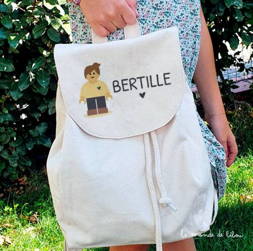 Sac à dos personnalisé Figurine