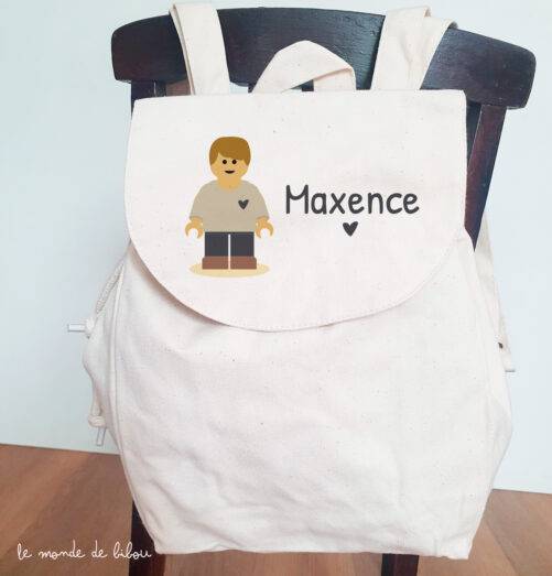 Sac à dos personnalisé Figurine
