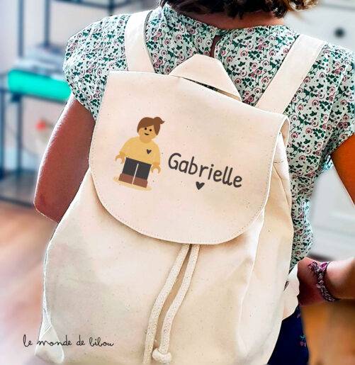 Sac à dos personnalisé Figurine