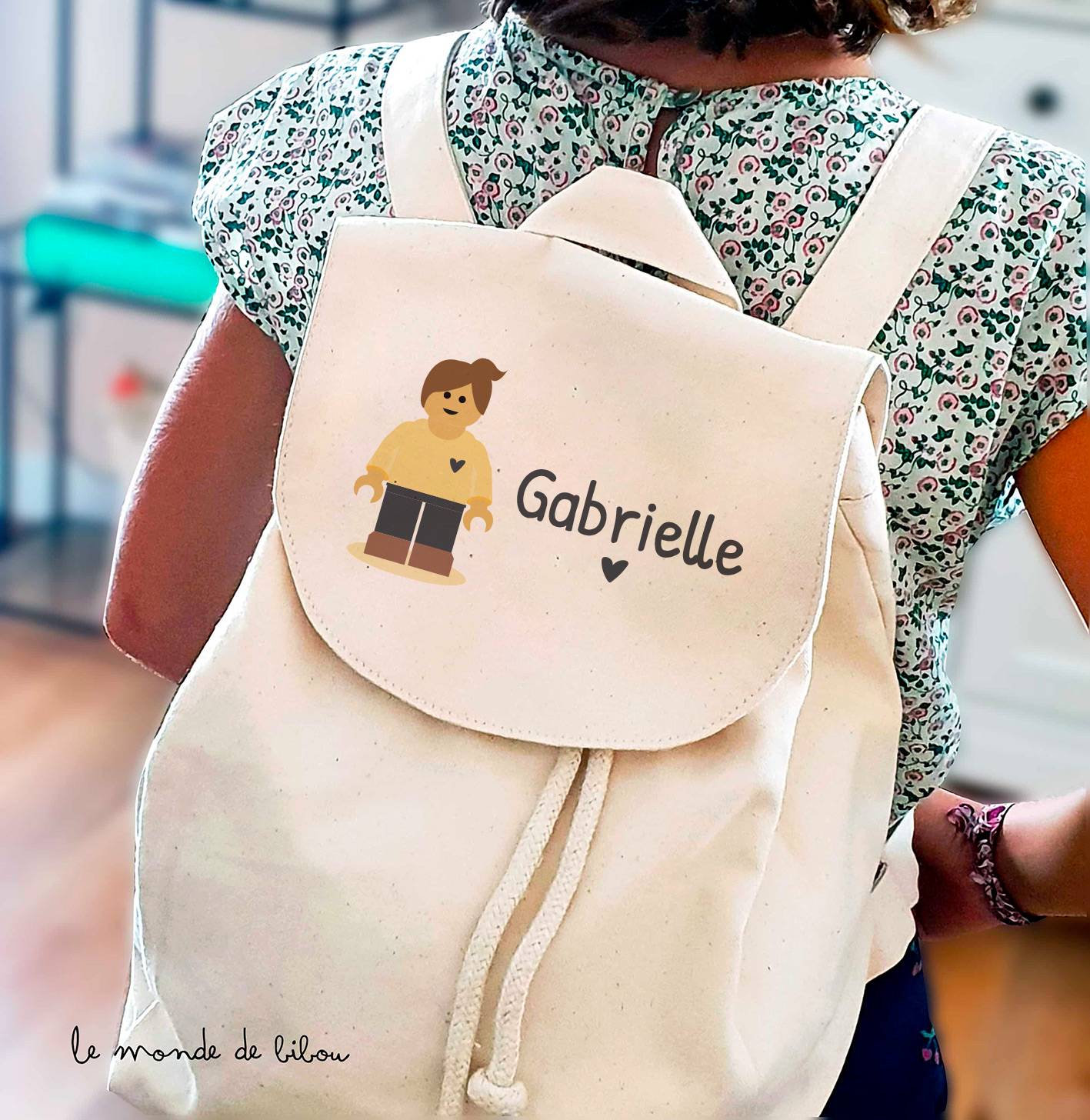 Sac à dos personnalisé Figurine