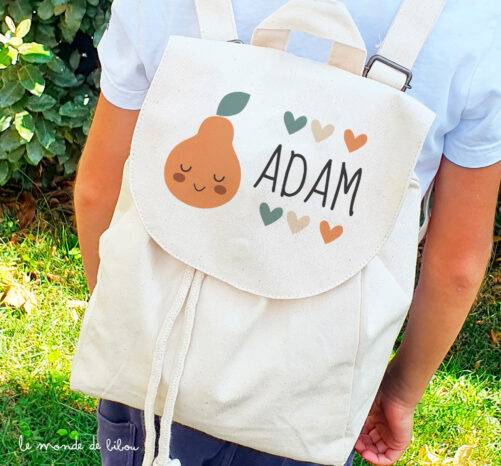 Sac à dos personnalisé poire
