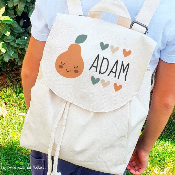 Sac à dos personnalisé poire