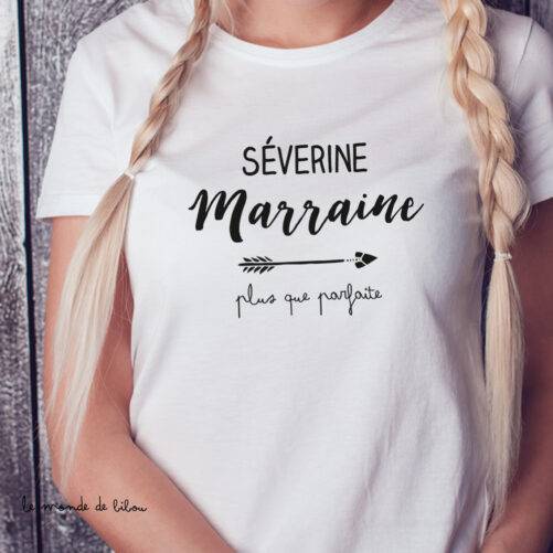 T-shirt adulte femme parfaite Marraine