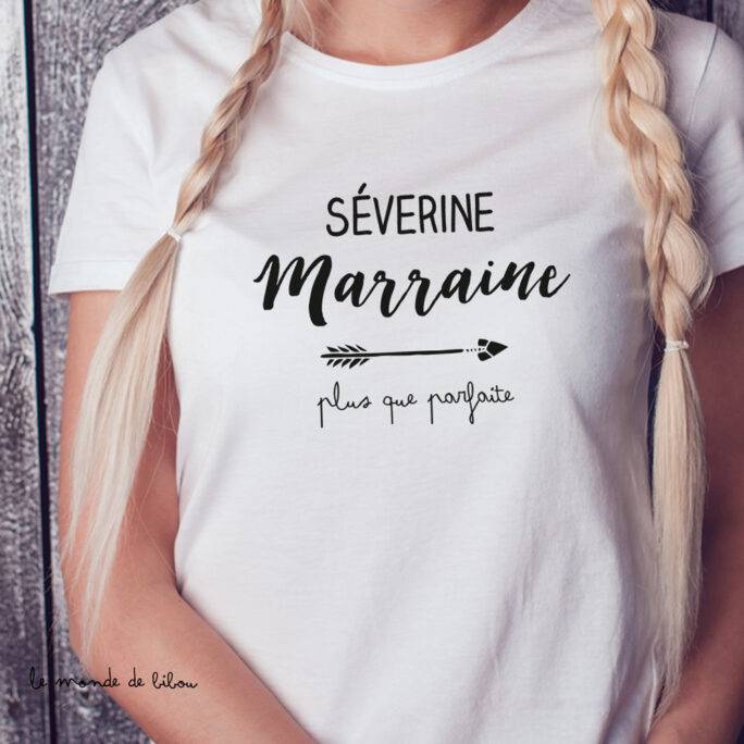 T-shirt adulte femme parfaite Marraine