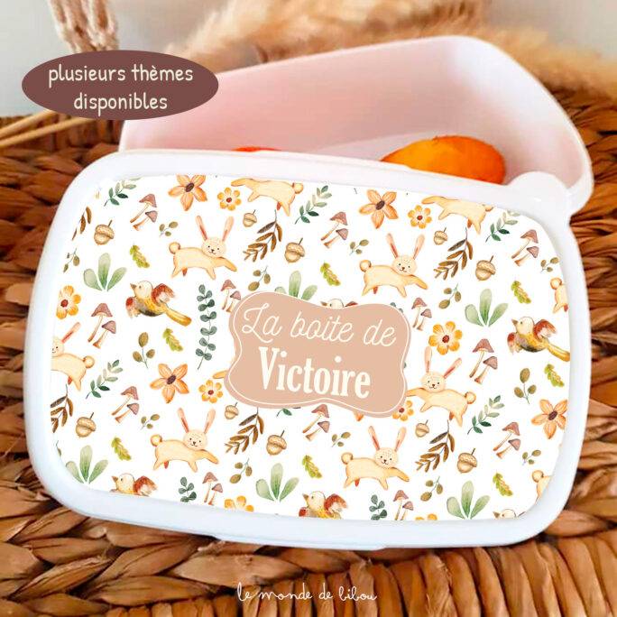 Boîte à Goûter thème automne
