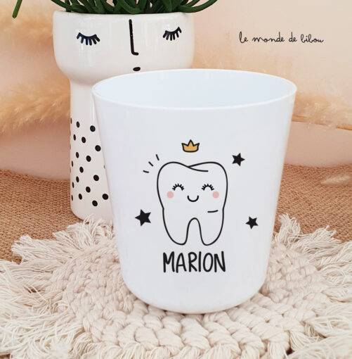 Gobelet à dents personnalisé