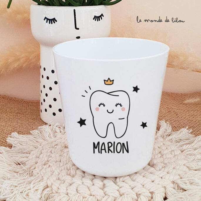 Gobelet à dents personnalisé