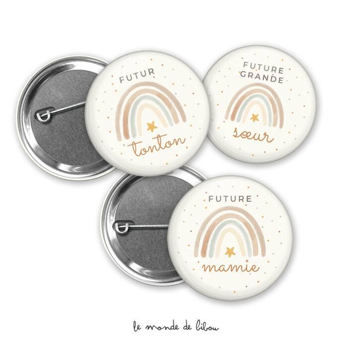 Badge annonce grossesse