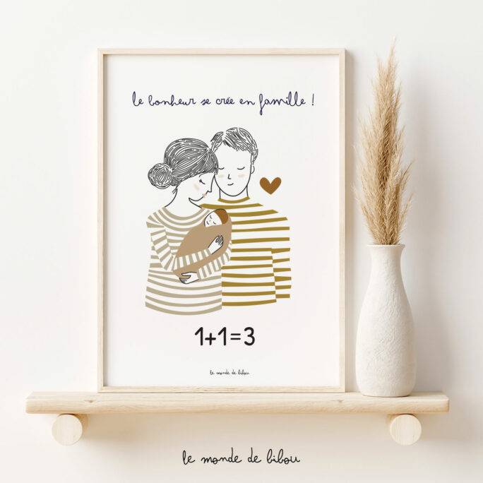 Affiche Annonce 1+1=3