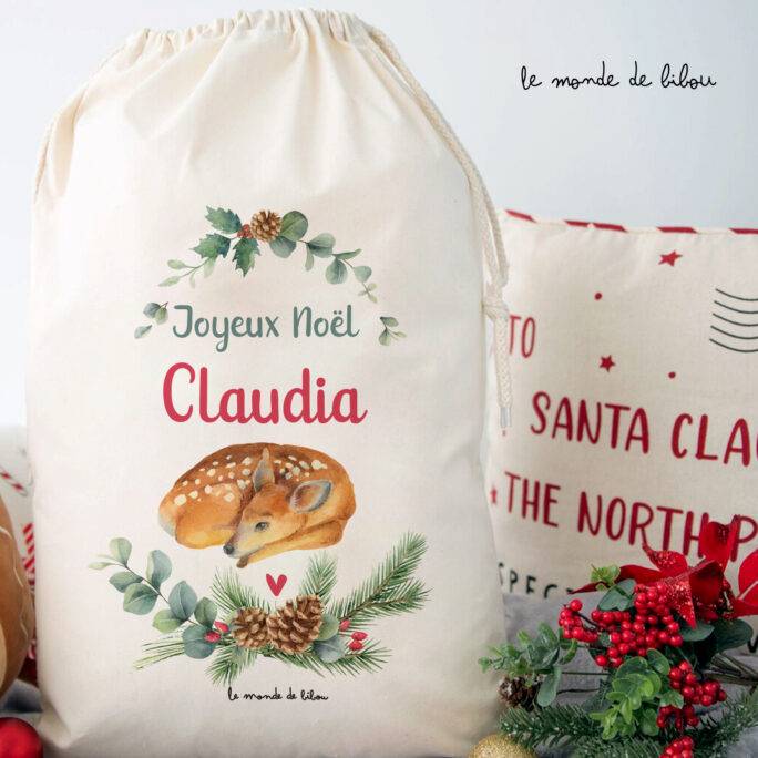 Hotte de Noël Biche taille S