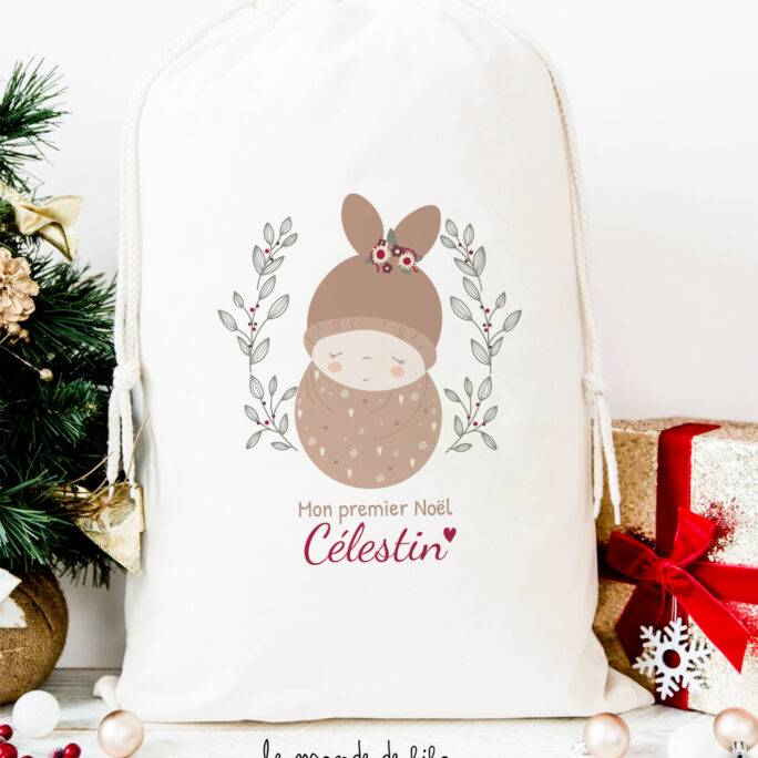 Hotte de Noël Bébé taille L