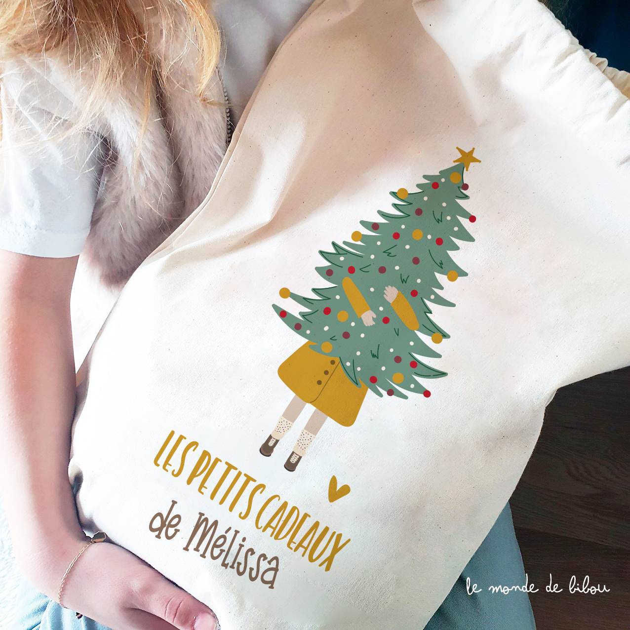 Hotte de Noël Sapin taille M