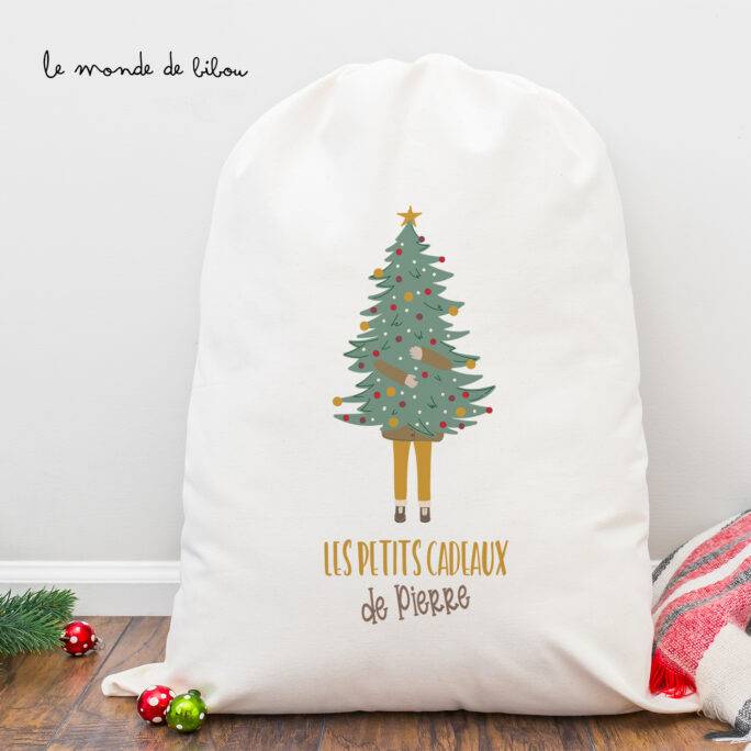 Hotte de Noël Sapin taille XL