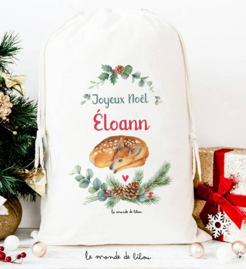 Hotte de Noël Biche