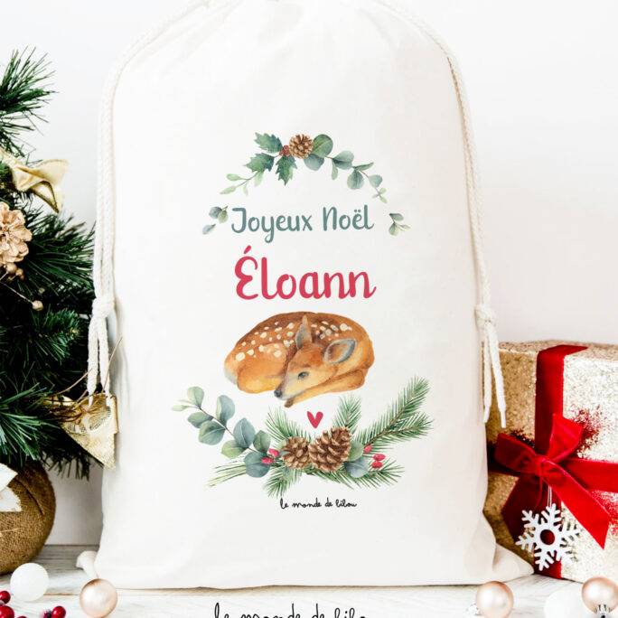 Hotte de Noël Biche