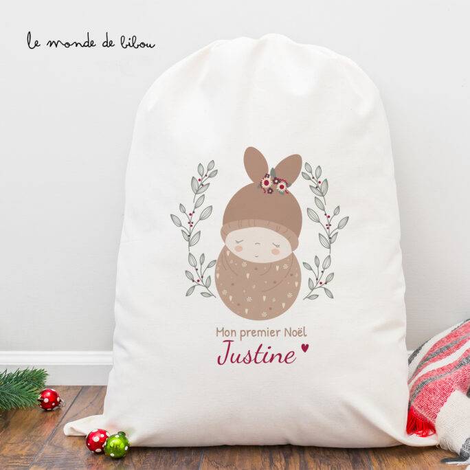 Hotte de Noël Bébé taille L