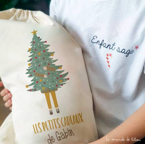 Hotte de Noël Sapin taille M