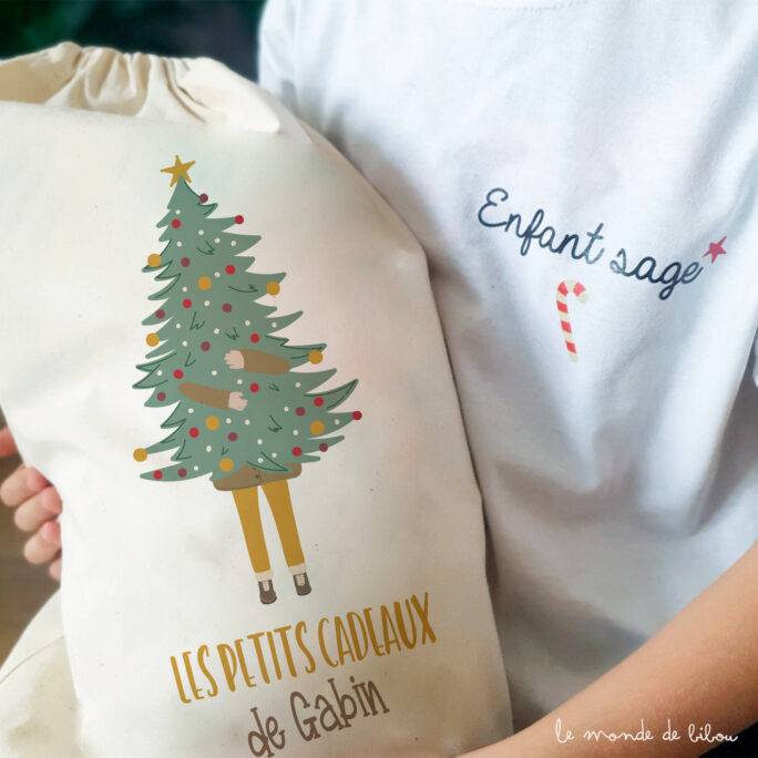 Hotte de Noël Sapin taille M