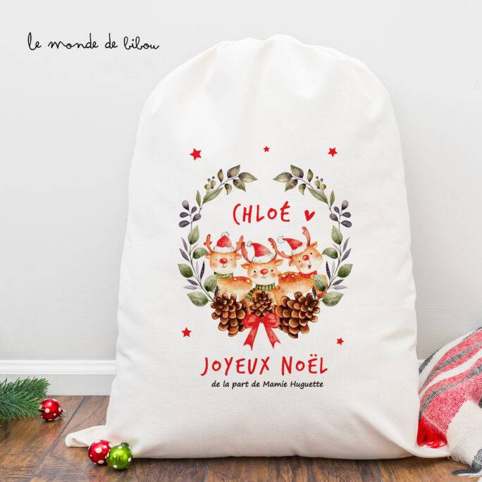 Nos Hottes à cadeaux personnalisables pour un Noël inoubliable