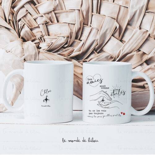 Mug Les amies sont comme les étoiles