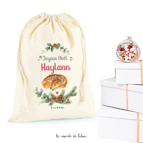 Hotte de Noël Biche taille M
