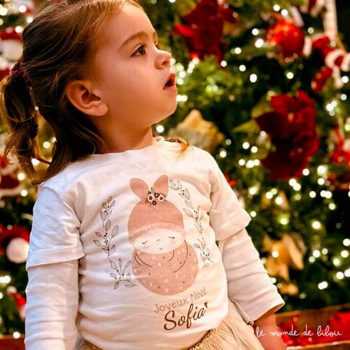 Body ou T-shirt Mon premier Noël