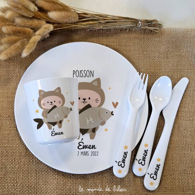 Assiette Bébé Signe astrologique