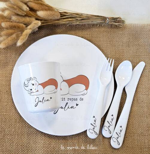 Assiette incassable Bébé personnalisée
