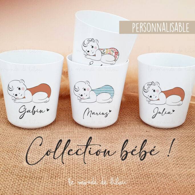 Gobelet incassable Bébé personnalisé
