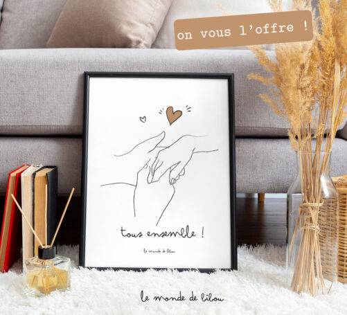 Affiche Tous ensemble à télécharger