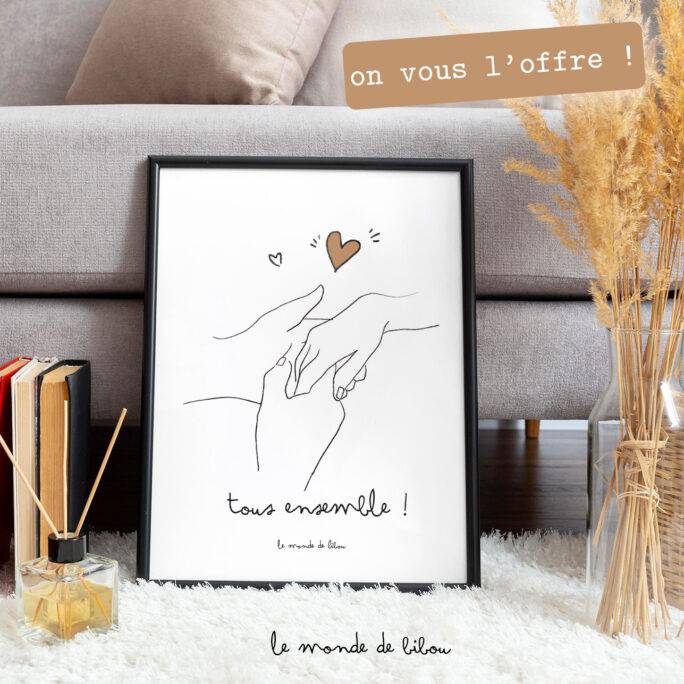 Affiche Tous ensemble à télécharger