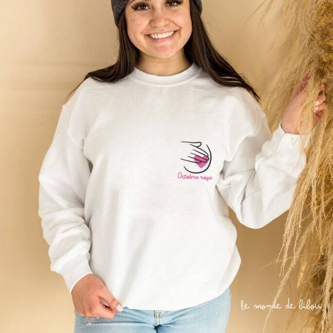 Sweat Octobre rose