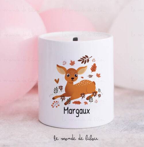 Tirelire prénom biche