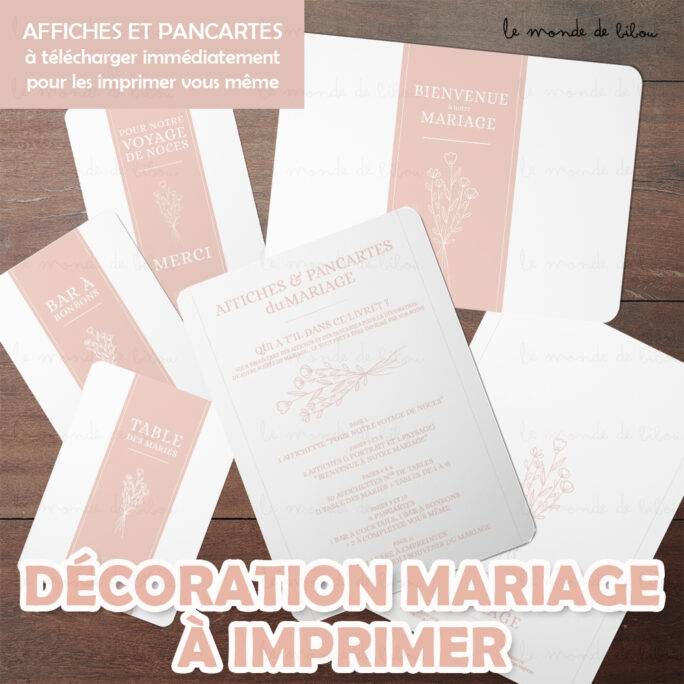 Affiches et Pancartes Mariage Nude à télécharger
