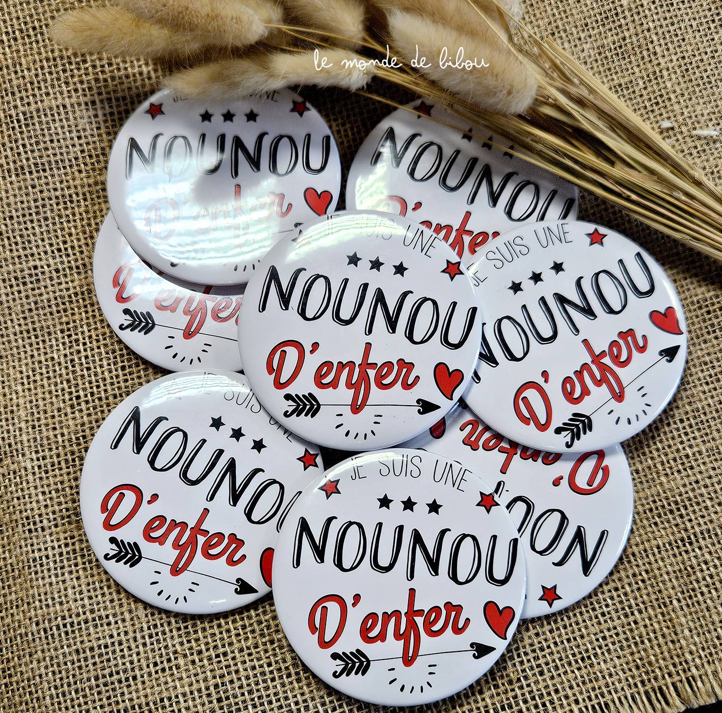 Magnet aimanté Nounou d'enfer