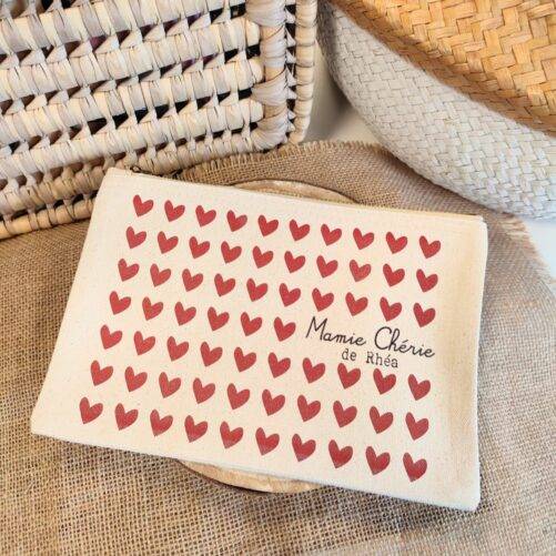 Trousse personnalisée cadeau mamie